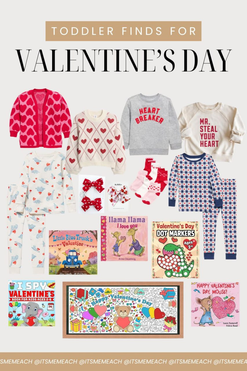Toddler Valentine’s Day finds that make the season feel extra special. Crafts, activities, pajamas, and more, all the sweet essentials in one place. This roundup is perfect for celebrating with your little one at home or for school parties. 

 #LTKGiftGuide #LTKSeasonal #LTKKids