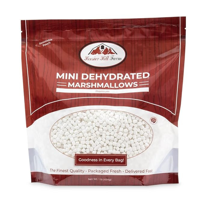 Mini Dehydrated Marshmallows by Hoosier Hill Farm, 1LB (Pack of 1) | Perfect for using in Hot Coc... | Amazon (US)