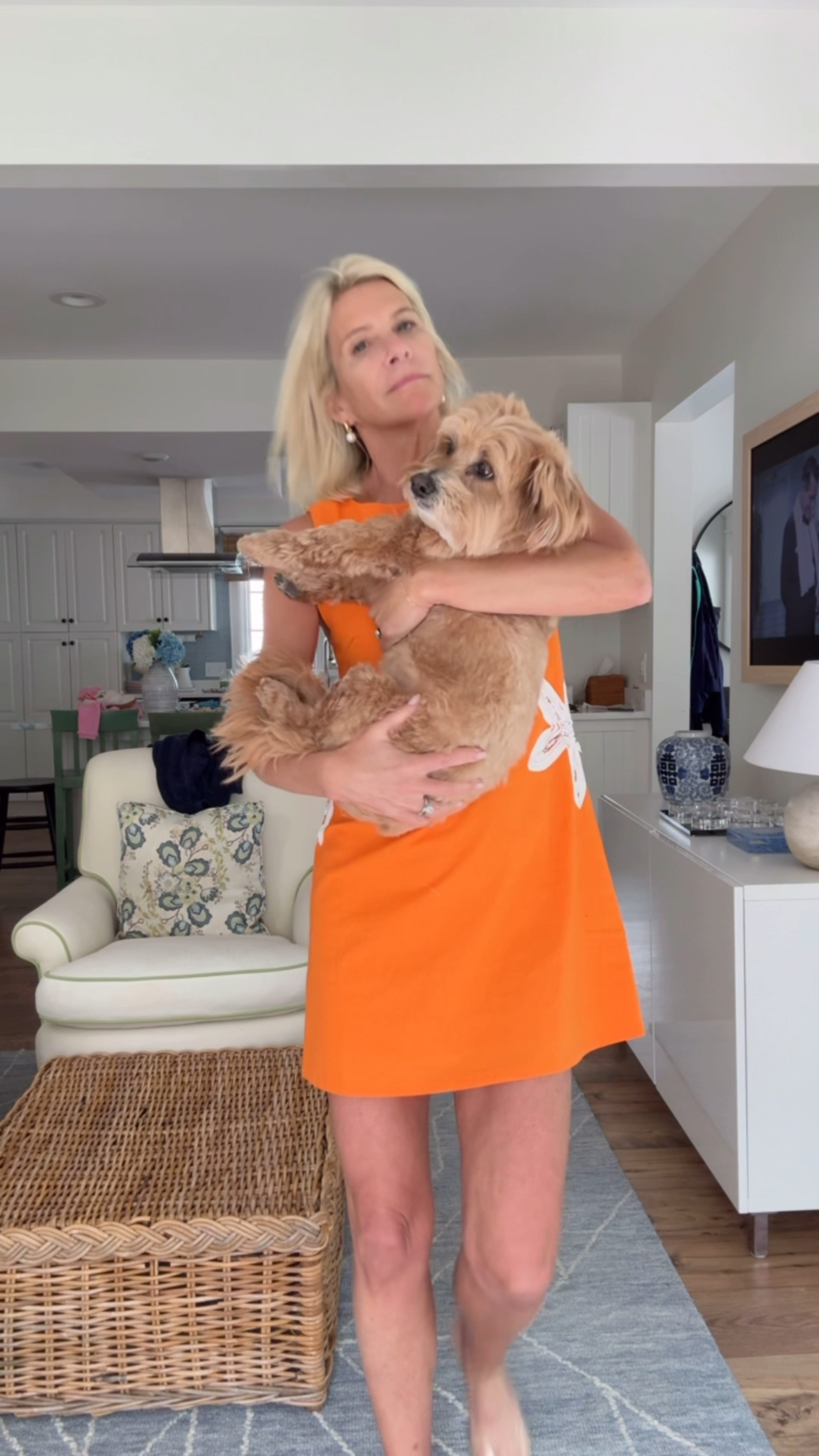 Orange Dress 

 #LTKdayinmylife #LTKgrwm #LTKootd