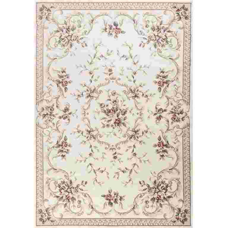 Polypropylene Ivory Area Rug - 7 ft. 10 in. x 9 ft. 10 in. - Ivory | Walmart (US)