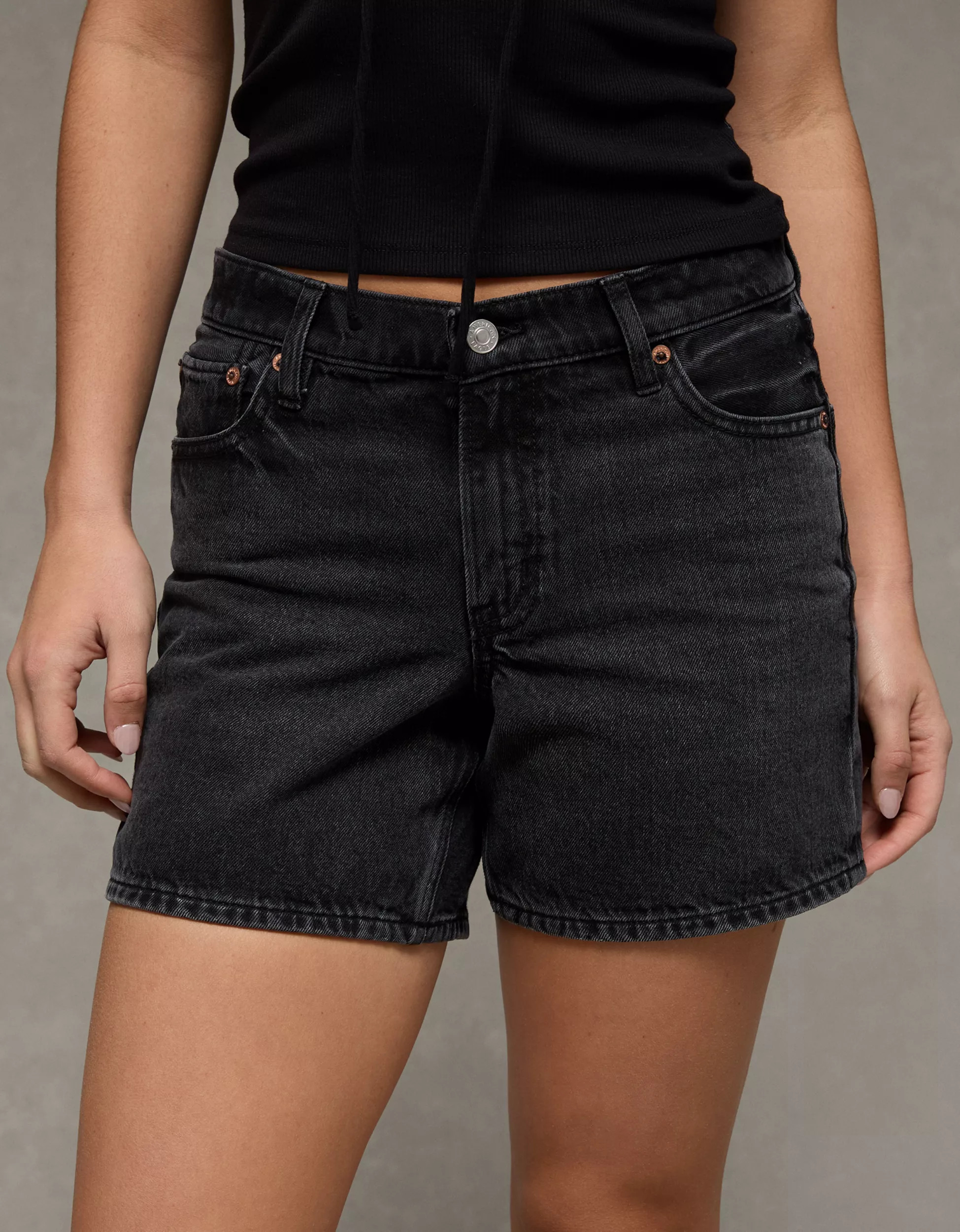 AE 6" Strigid Super High-Waisted Relaxed Short | American Eagle Outfitters (US & CA)