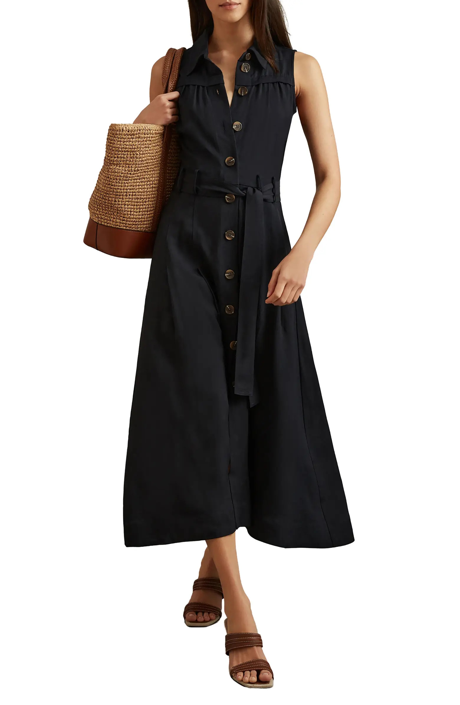 Heidi Belted Midi Shirtdress | Nordstrom