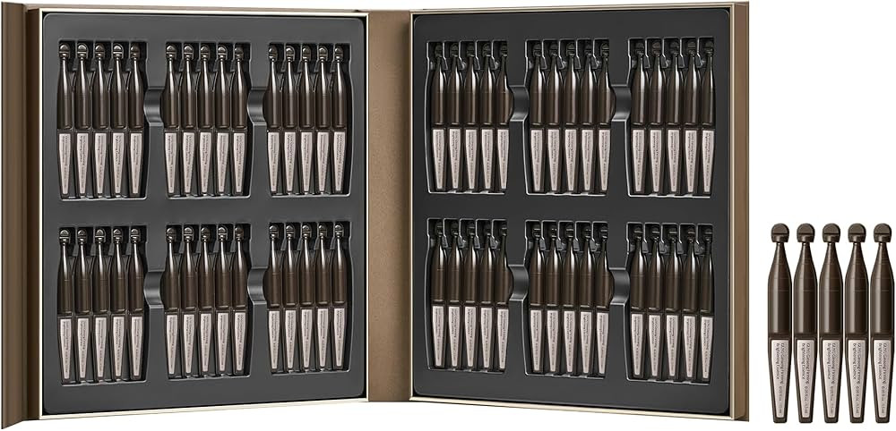 Ginseng Anti-Aging Face Serum | GUYU Christmas Gift Essence Book | Single-Use Ampoule | Peptides,... | Amazon (US)