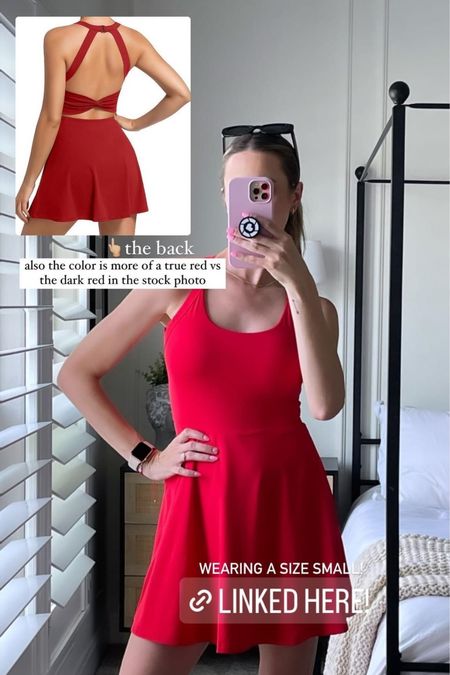 Athletic dress ❤️‍🔥 The quality of this dress is amazing!! It has a built in bra and shorts under! I’m wearing a size small. 🥰

#LTKunder50 #LTKfit #LTKFind