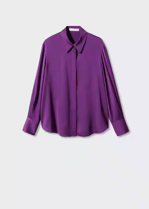 Camicia fluida satinata | Mango IT