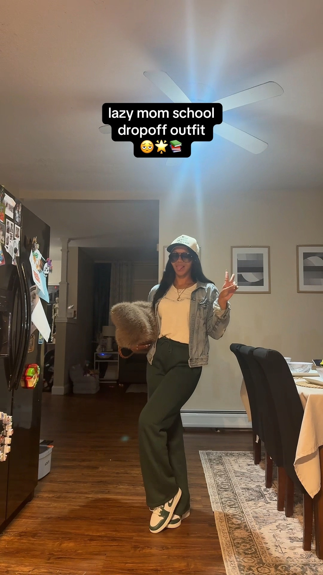 This lazy mom uniform makes getting ready in the morning super easy #millenialmom #momootd #sweats #denimjacket #truckerhat

#LTKFindsUnder50 #LTKSaleAlert #LTKStyleTip