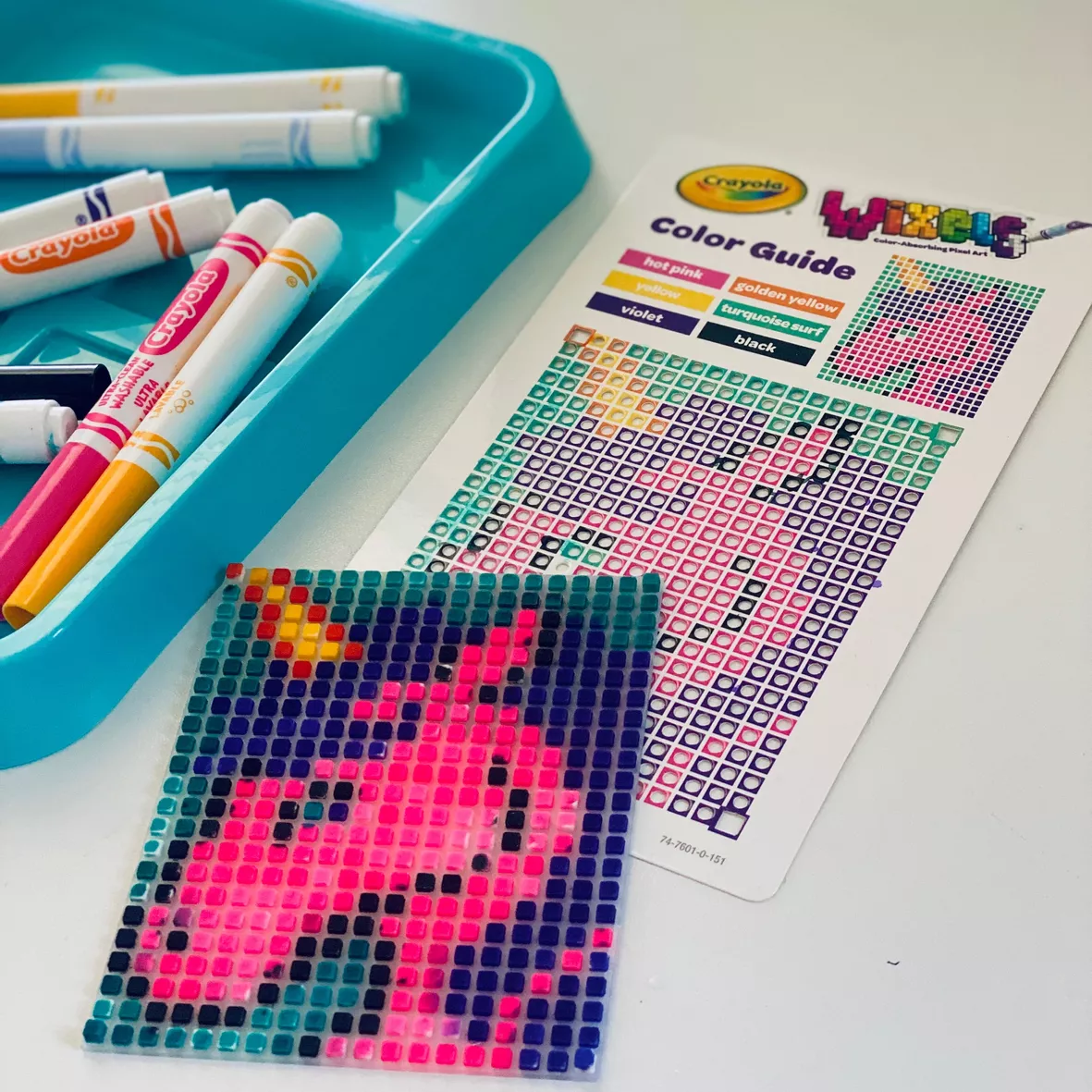 Shop Crayola Wixels Animal Color-absorbing Pixel Art Kit Online in