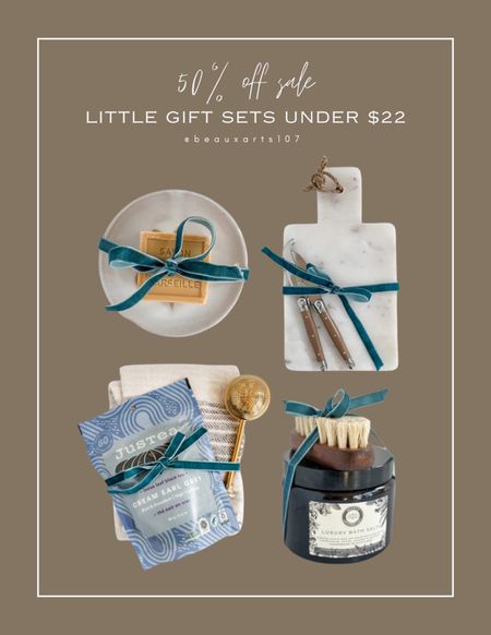 Save on these cute little gift sets on sale for 50% off right now!! 

#LTKStyleTip #LTKSaleAlert #LTKHome