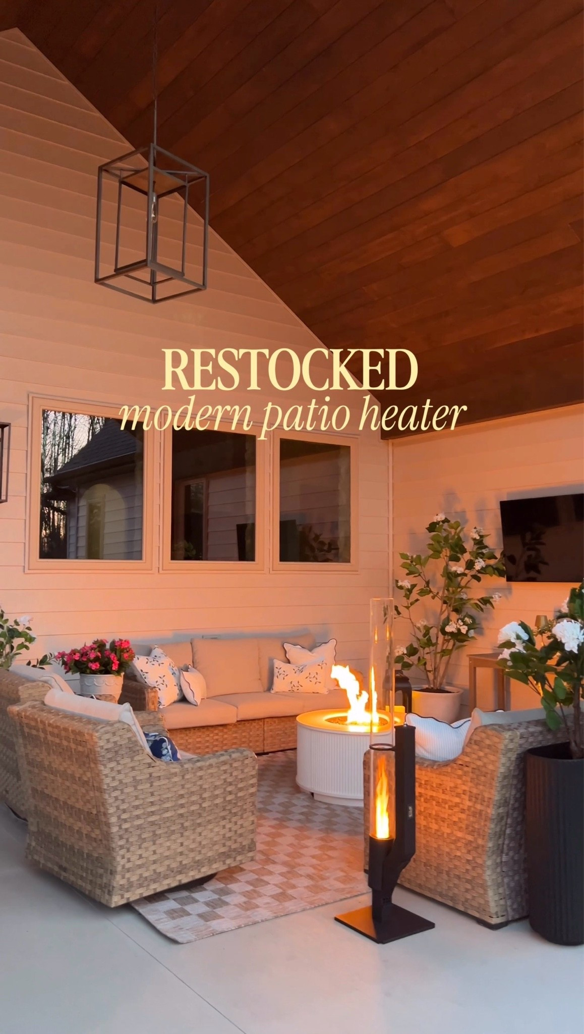 Favorite patio heater restocked! 

The dark brown version of my patio furniture is on rollback! 🎉

Patio design 
Patio heater

#LTKHome