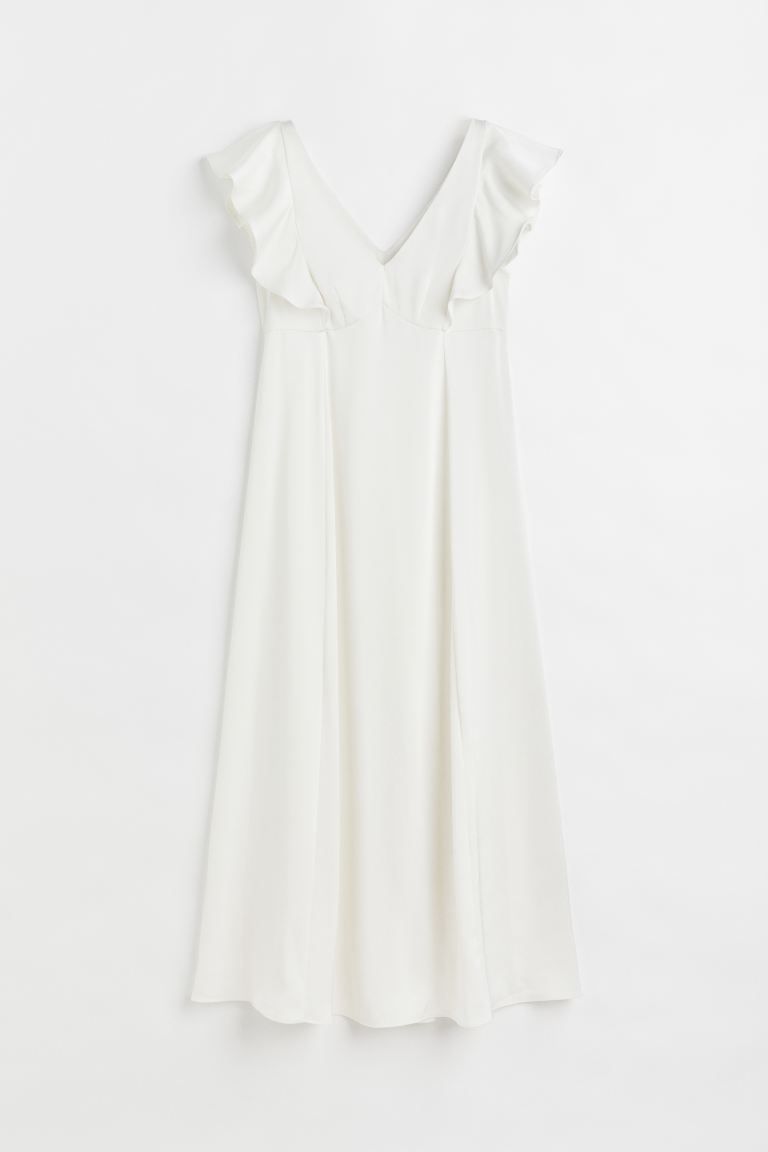 MAMA Flounce-trimmed Dress | H&M (US + CA)