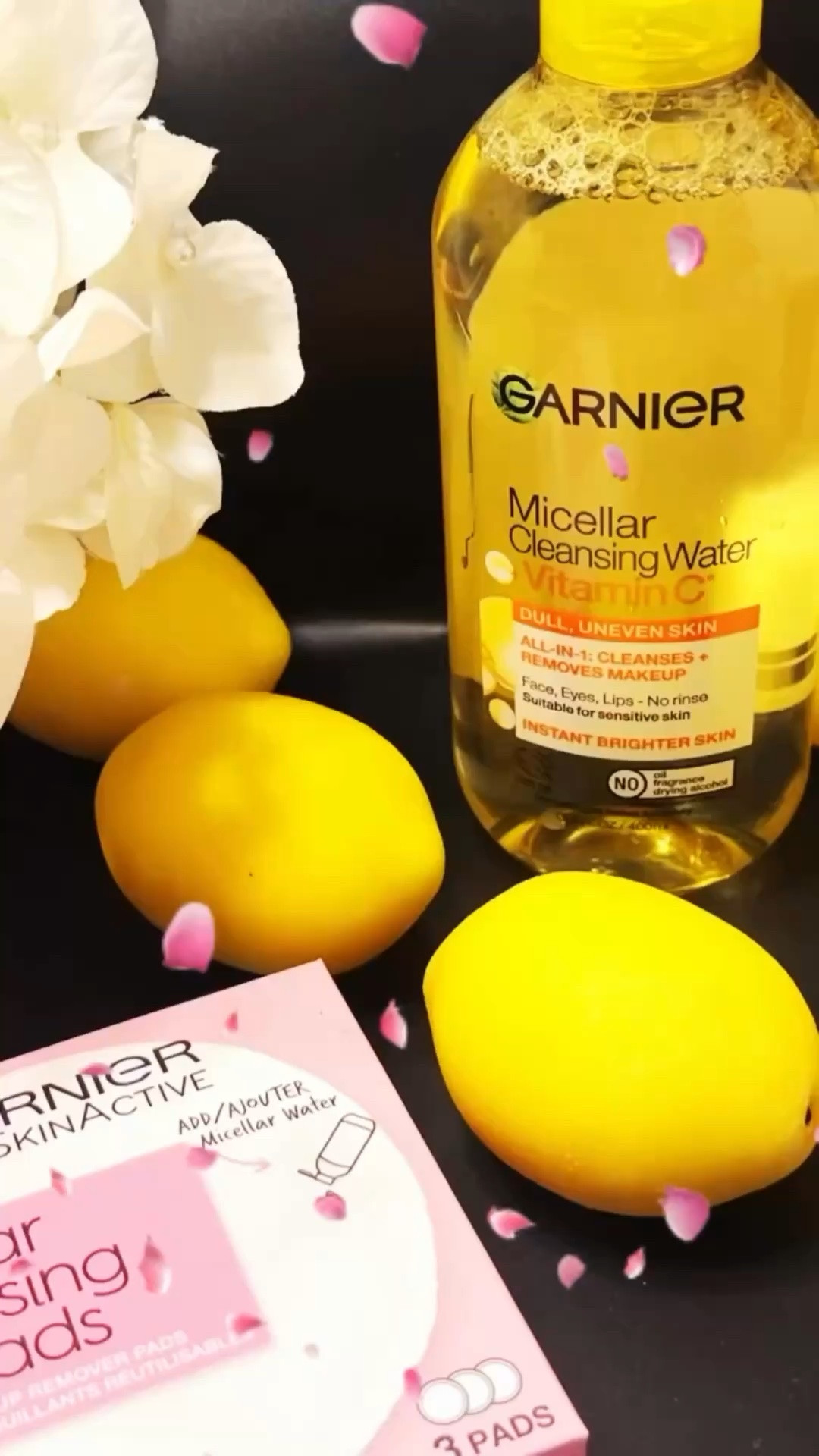 #giftedbygarnier 
 Take it all off & brighten it all up. 🪄 Garnier Micellar Vitamin C removes 99% of makeup, cleanses, and boosts your glow in exactly ONE swipe. No harsh rubbing, no rinsing, just pure radiance. ✨
Have you tried the yellow bottle yet? 👇
#garnierskincare #vitamincglow #SkincareRoutine #garniermicellarwater 

Thank you Garnier for the free product.