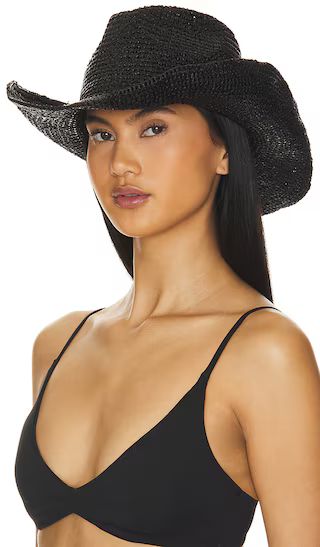 Diano Cowboy Hat in Black | Revolve Clothing (Global)