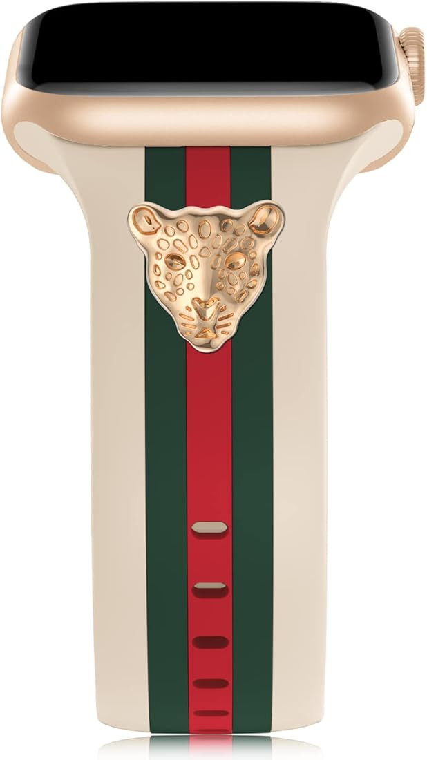 Designer Band with Charms Decor Compatible with Apple Watch Band 38mm 40mm 41mm 42mm 44mm 45mm 49... | Amazon (US)