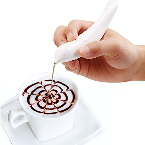 Qzc Spice Pen for Coffee, Electrical Coffee Art Pen for Latter &Food,DIY a Variety of Special Cre... | Amazon (US)