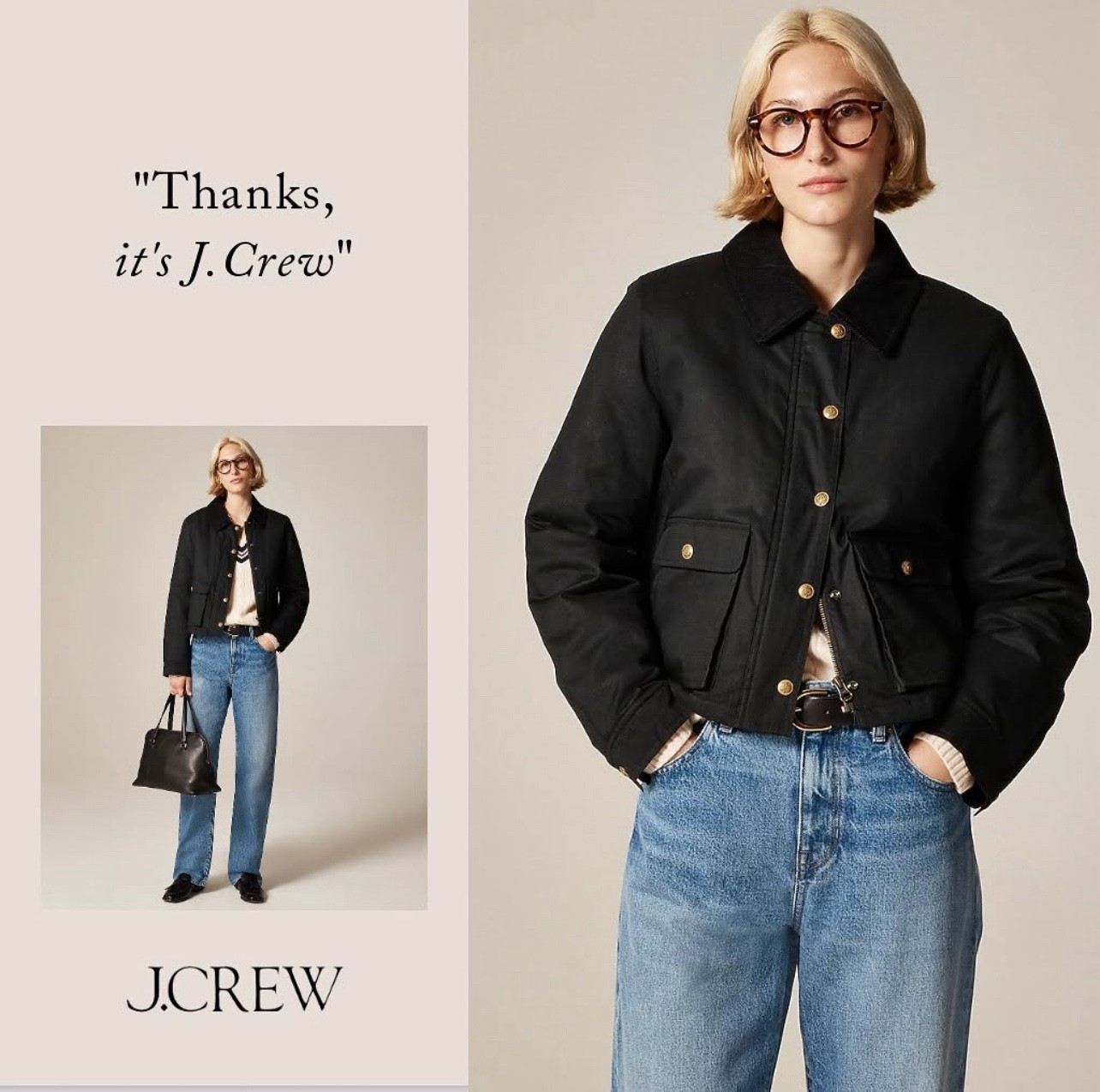 Cropped Barn Jacket™ in ripstop cotton
$102.99-$183.99
From $228.00
LIMITED TIME. PRICE AS MARKED.
Size: XXS-3X


#LTKSaleAlert