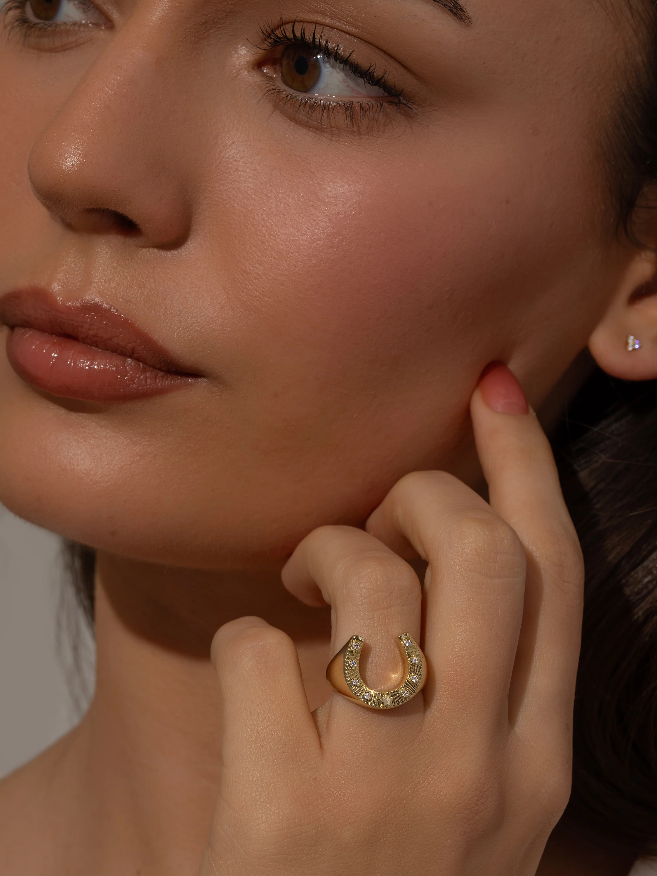 Lucky Horseshoe Ring in Gold | Gold Ring | Uncommon James | Uncommon James