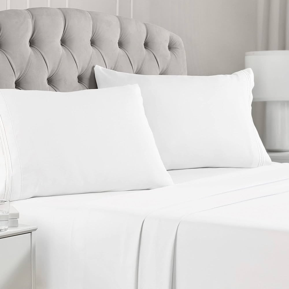 Mellanni King Size Sheets - Iconic Collection Bedding Sheets & Pillowcases - Hotel Luxury, Extra ... | Amazon (US)