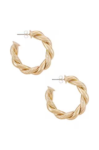 petit moments Limelight Hoops in Gold from Revolve.com | Revolve Clothing (Global)