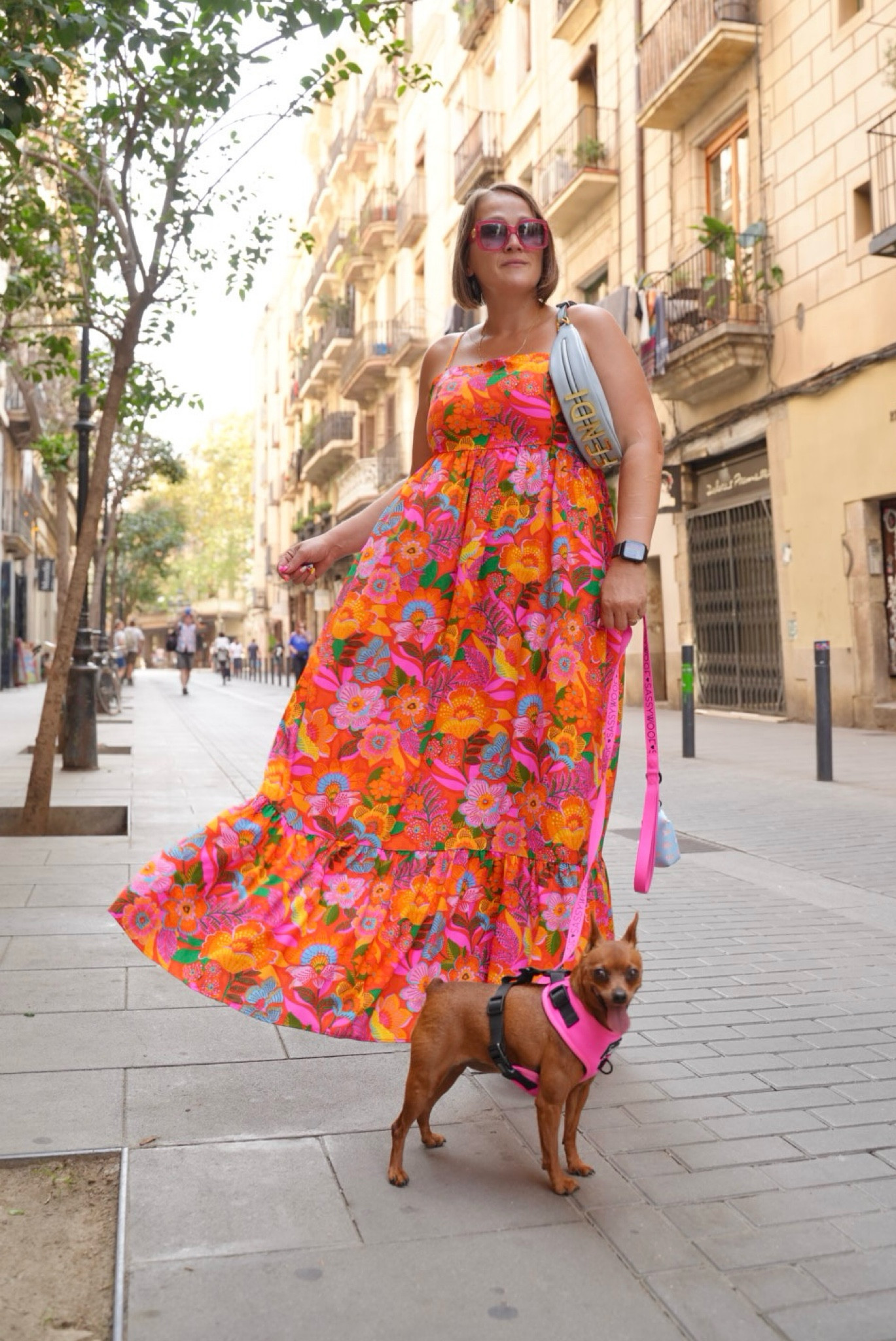 Exploring the streets of Barcelona with my bestie, in this stunning floral print dress. Absolutely gorgeous and made up of the most amazing soft fabric. 

#LTKSeasonal #LTKtravel