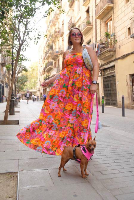 Exploring the streets of Barcelona with my bestie, in this stunning floral print dress. Absolutely gorgeous and made up of the most amazing soft fabric. 

#LTKSeasonal #LTKtravel