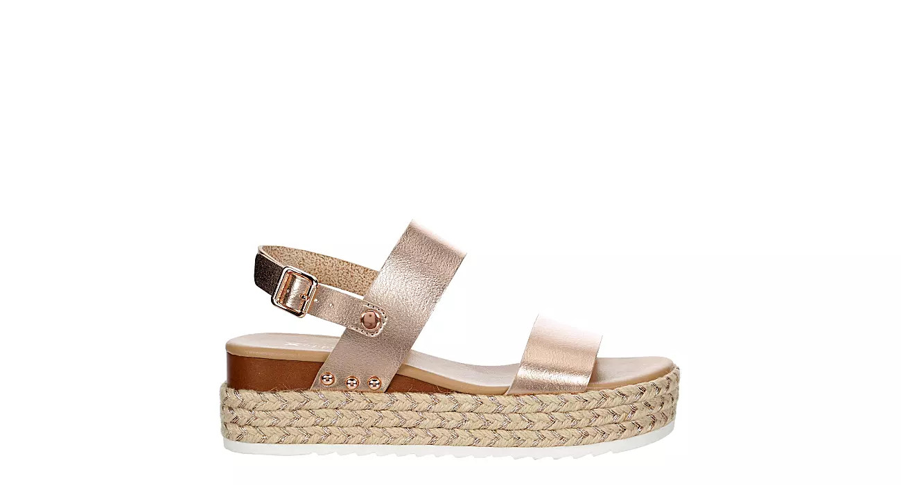 Xappeal Womens Amelia Wedge Sandal - Rose Gold | Rack Room Shoes