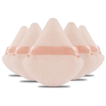 Powder Puff Daubigny 6 PCS Powder Puff Makeup Puff Face Soft Triangle Powder Puffs for Loose Powd... | Amazon (US)