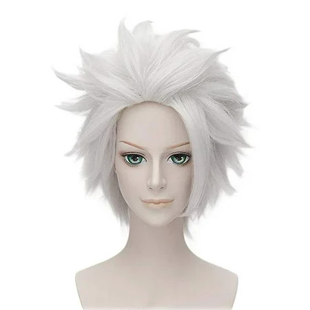 ANOGOL Sea Witch Wig Ursula Wig Killuar Wig Ursula Cosplay Wig White Short Wig Costume for Halloween | Walmart (US)