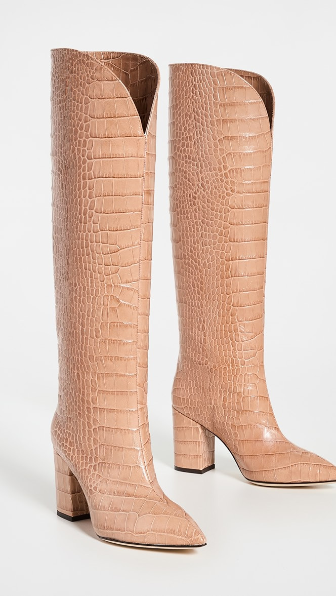 Paris Texas V Cut Heel Boots | SHOPBOP | Shopbop