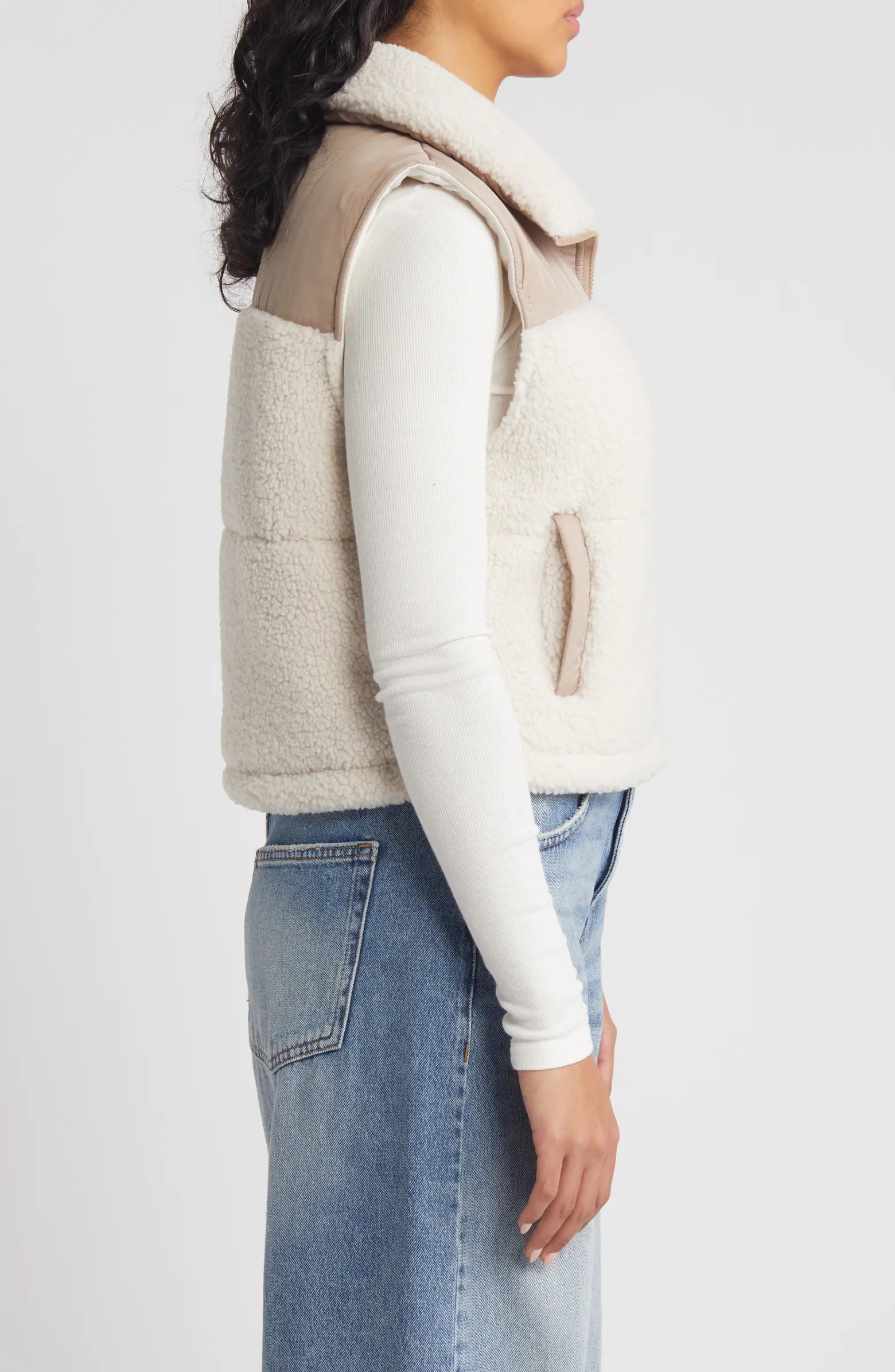 Thread & Supply Fleece Lined Puffer Vest | Nordstrom | Nordstrom