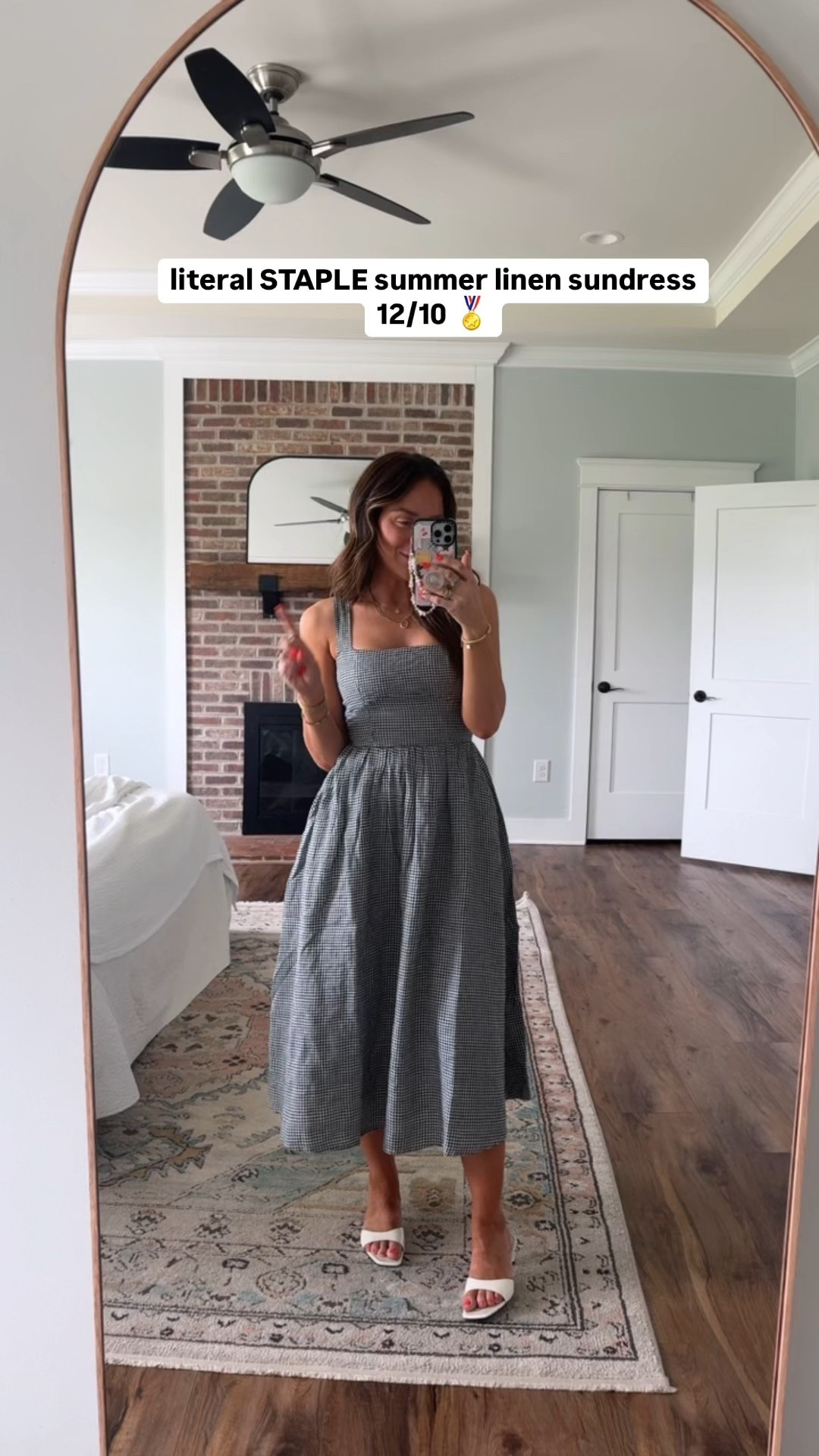 Prettiest linen dress for summer from my fave @onequince #quincepartner in size small def size up if you have larger than a B chest imo 

#LTKStyleTip #LTKFindsUnder50 #LTKFindsUnder100