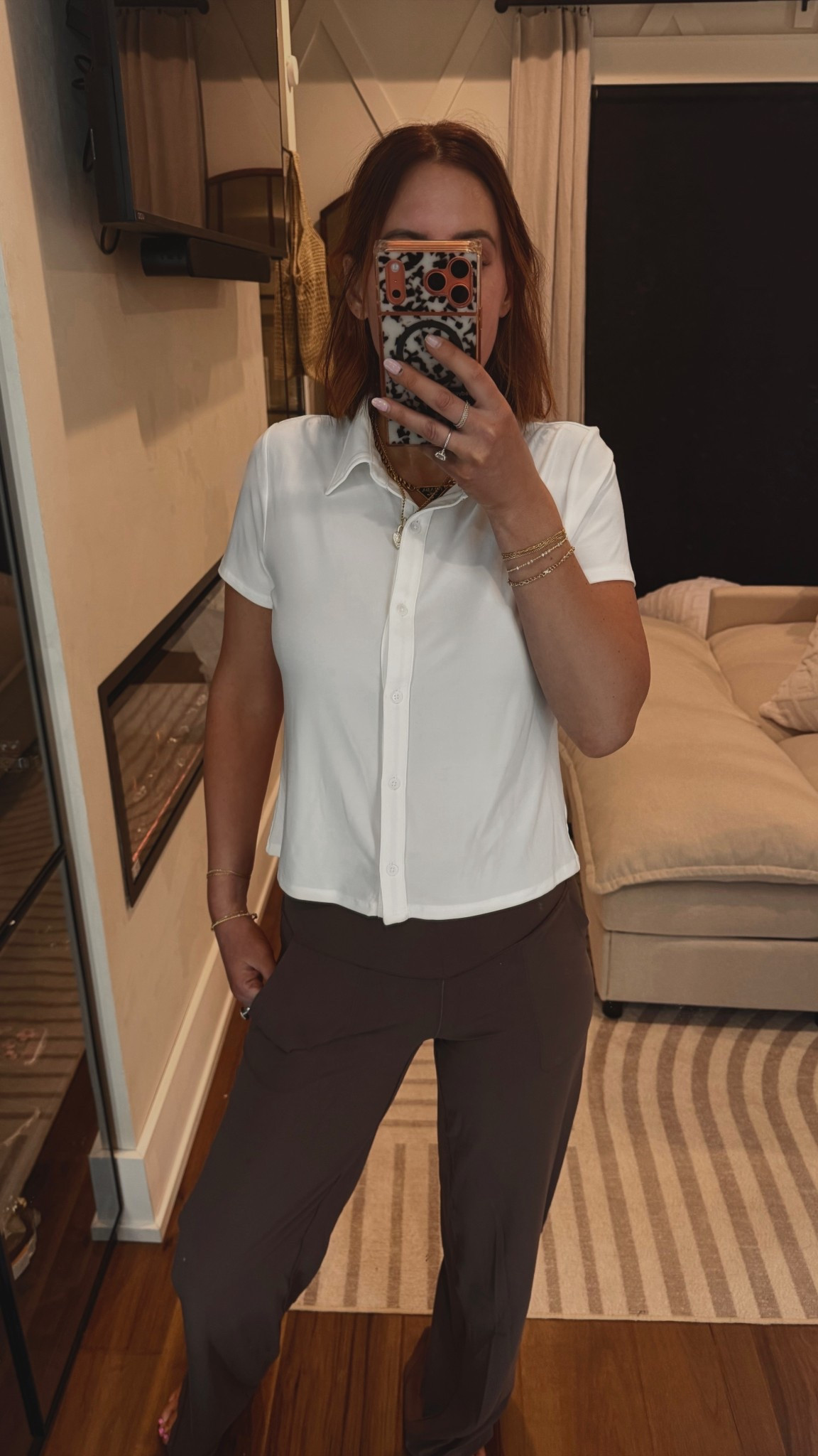Aritzia top, aerie bottoms. Both same smooth material. This could 100% be worn in the house as a lounge set and taken straight out the door as dressed up! It’s THAT GOOD! Pair with either sneakers flats or even feels or a chunky boot heel . I li ked a bunch of perfect options! Love them all! 

#LTKTall #LTKootd #LTKvlog