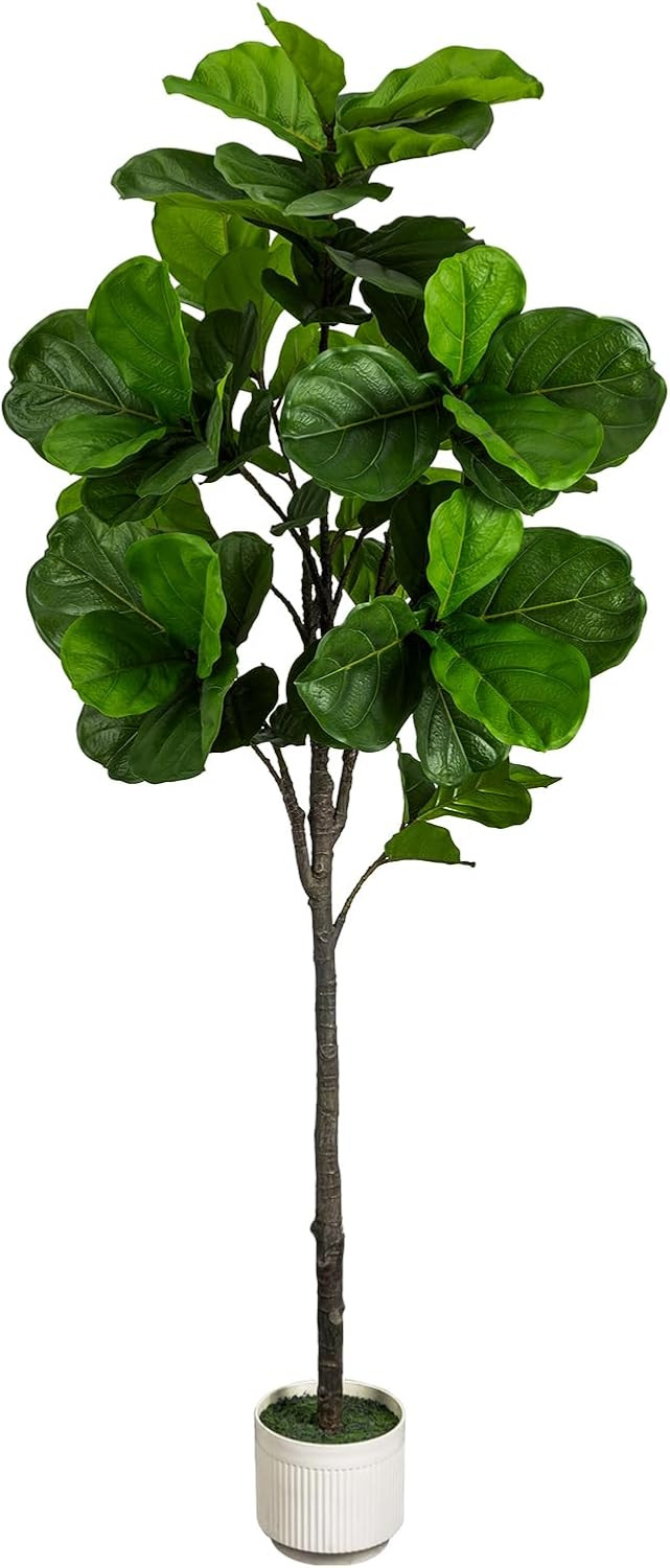 6FT Artificial Fiddle Leaf Fig Tree Faux Indoor | Amazon (US)
