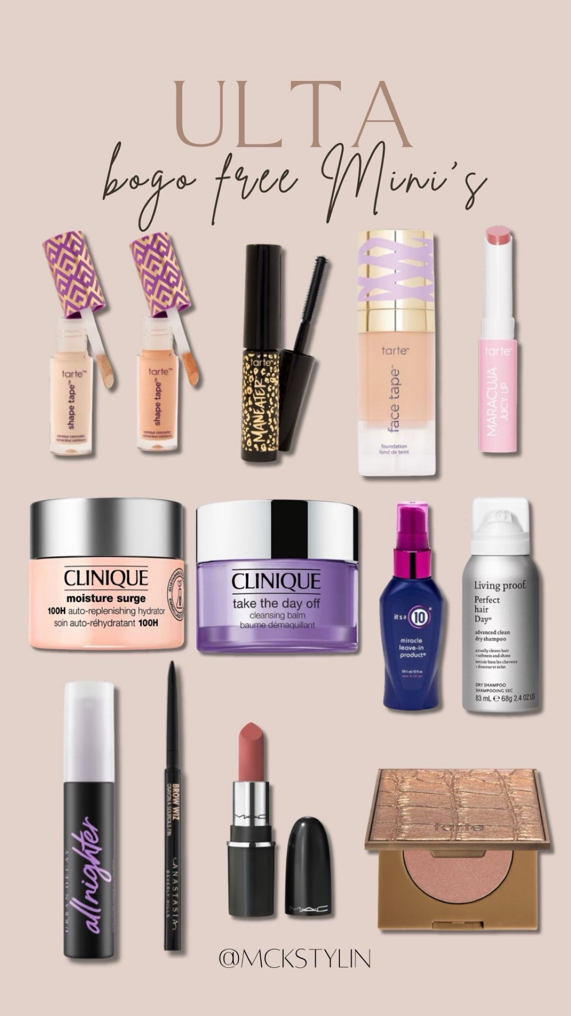 Ulta beauty sales event - buy one get one FREE minis. A great time to try new products or stock up for vacation and travel ✈️ 

#LTKSaleAlert #LTKBeauty #LTKTravel