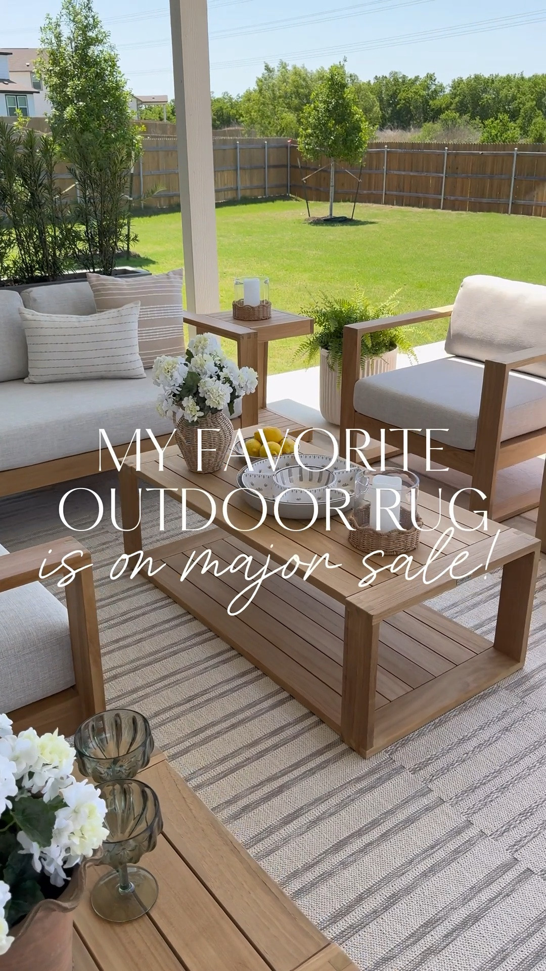 Patio Refresh  🇺🇸☀️🌴🏠

From patio sets to my favorite outdoor rugs, @Wayfair is my top destination for shopping all things outdoors!

#Wayfair 

#wayfairfinds #patioseason #patioset
#outdoorrug #outdoordecor #springdecor #outdoordining #planterpots #garden #frontporch #patiorefresh

#LTKSaleAlert #LTKHome