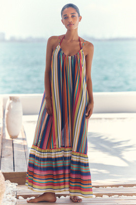 The Malika Printed Midi Dress by Celandine | Anthropologie (US)