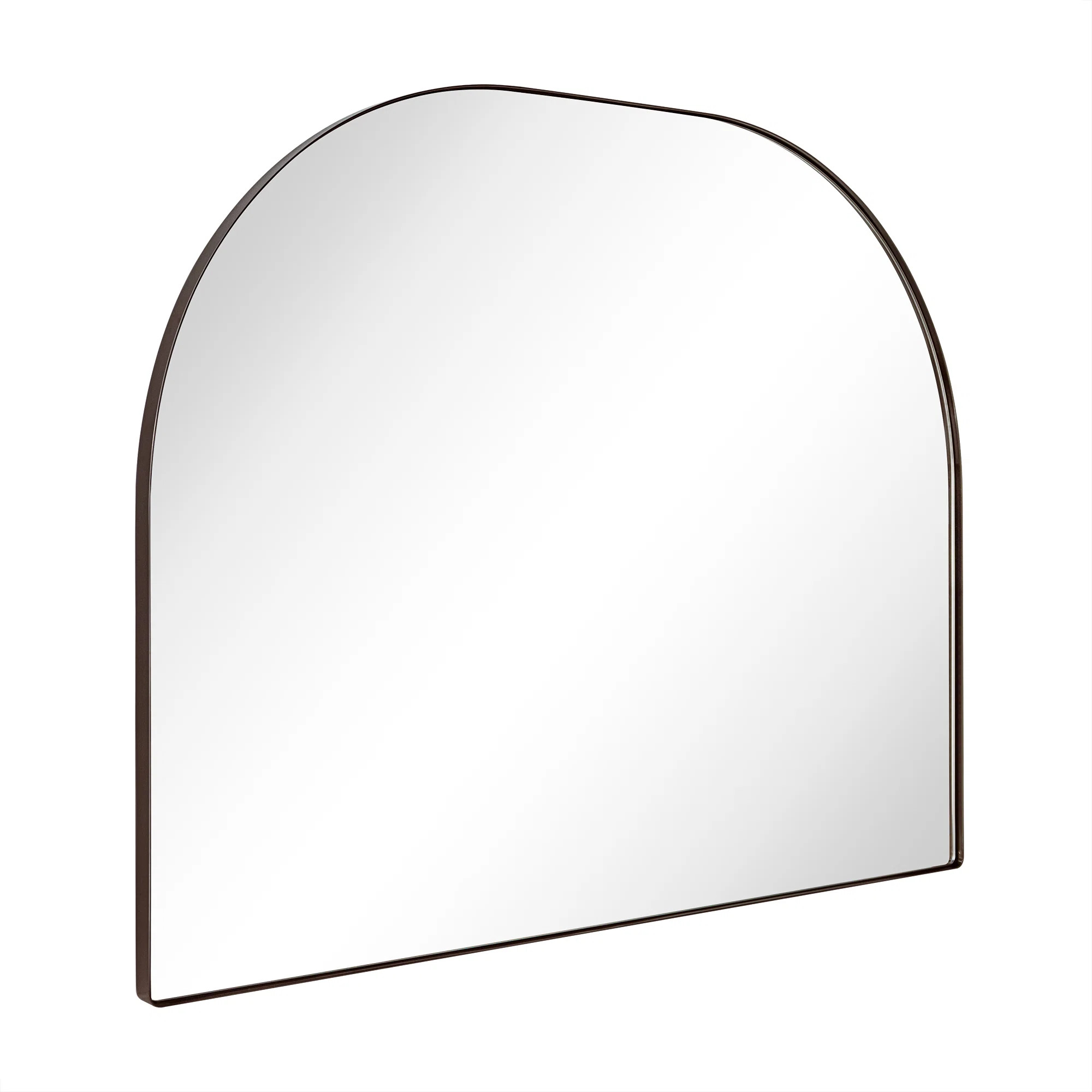 Dezerae Metal Arched Mirror for Mantel, Bathroom | Wayfair North America