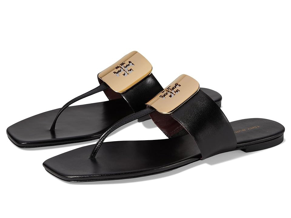 Tory Burch Georgia Sandals Women's Sandals Perfect Black : 5.5 M, Leather | Zappos
