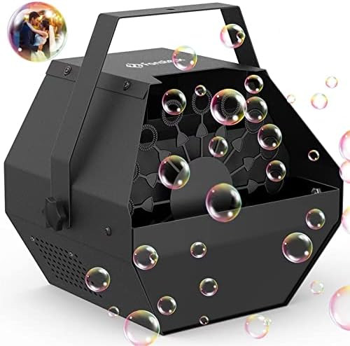 Professional Parties Bubble Machine, Durable Metal Bubble Machine with Upgraded Quiet Motor, Port... | Amazon (US)