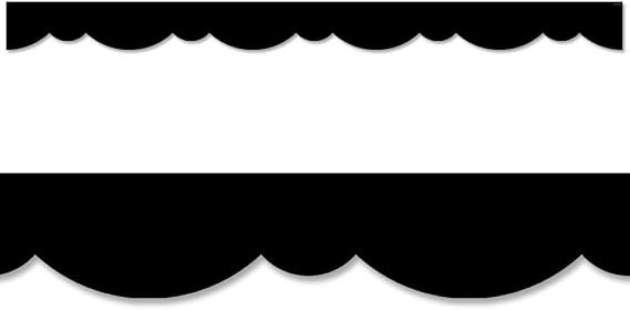 CTP Black Stylish Scallops EZ Border Bulletin Board Border for Classroom (Creative Teaching Press... | Amazon (US)