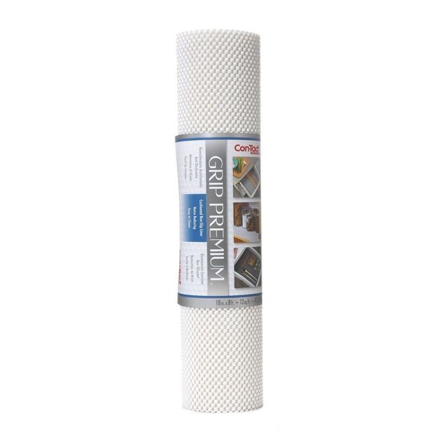 Con-Tact Brand Grip Premium Non-Adhesive Shelf Liner- Thick Grip White (18''x 8') | Target