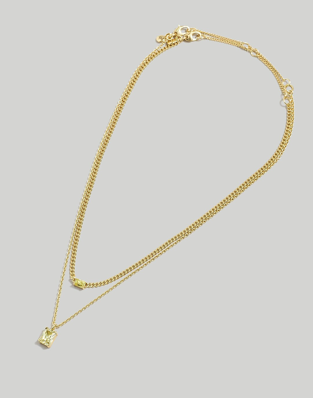 Two-Pack Crystal Necklace Set | Madewell