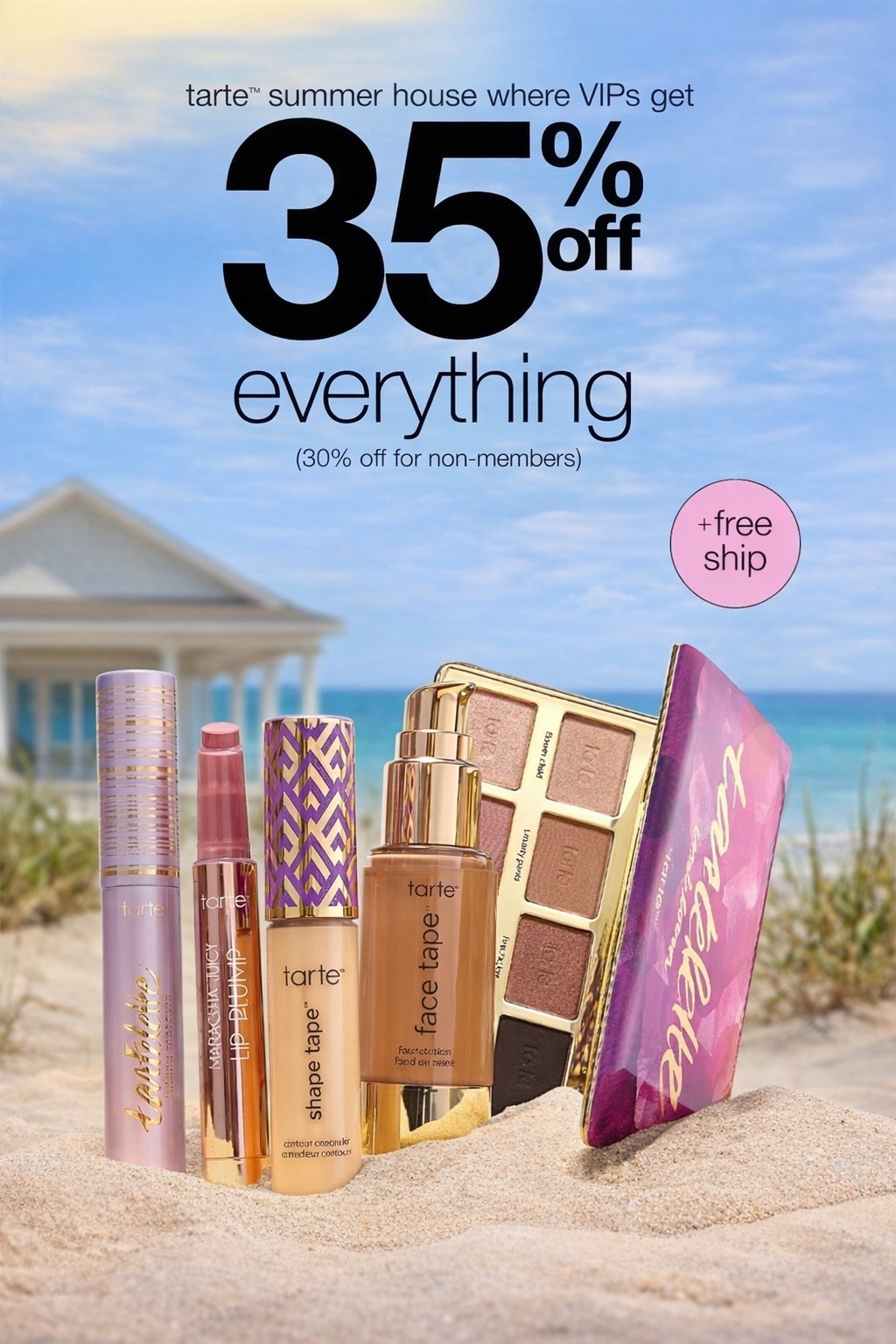 35% OFF everything at Tarte right now 🤯
One of their best sales of the year and perfect time to stock up on Shape Tape + their tubing mascara.