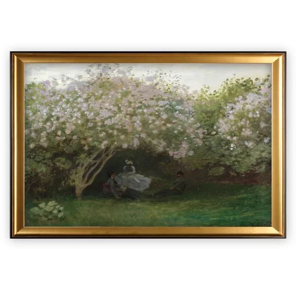 Lilacs Gray Weather by Claude Monet - Picture Frame Print on | Wayfair North America