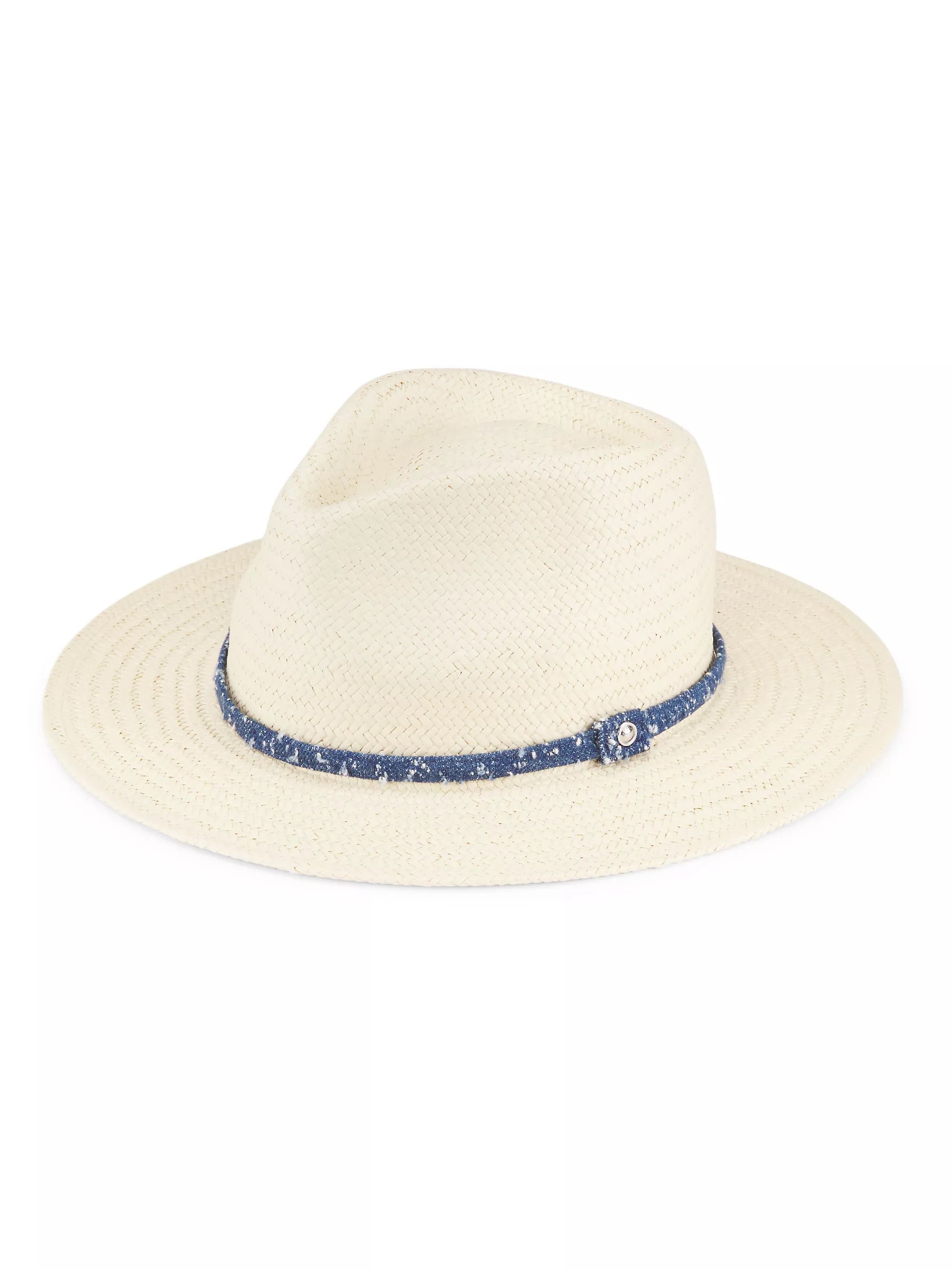 Packable Straw Fedora | Saks Fifth Avenue