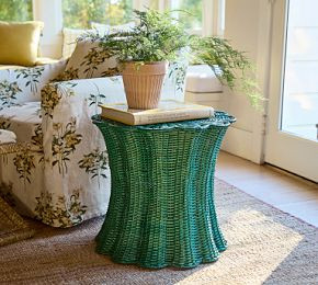 Calla Scallop Side Table | GreenRow