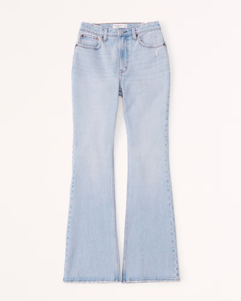 Curve Love High Rise Vintage Flare Jean | Abercrombie & Fitch (US)