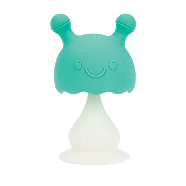 Mushroom Bobble Head | Teether Toy for Baby | Nuby (US)