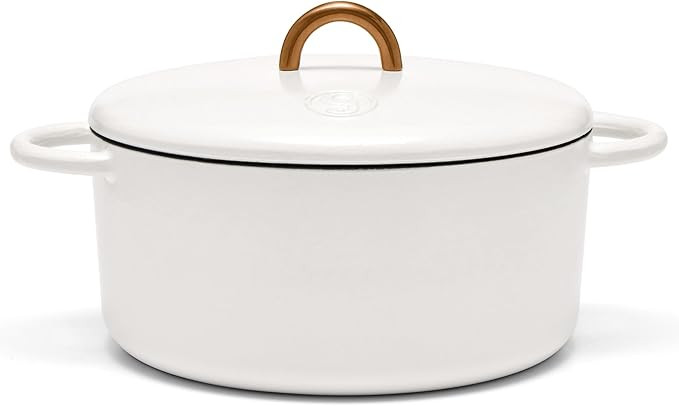 Great Jones Dutch Baby Dutch Oven with Lid (Taffy, 3.5-Quart) | Enameled Cast Iron, Round Shape |... | Amazon (US)