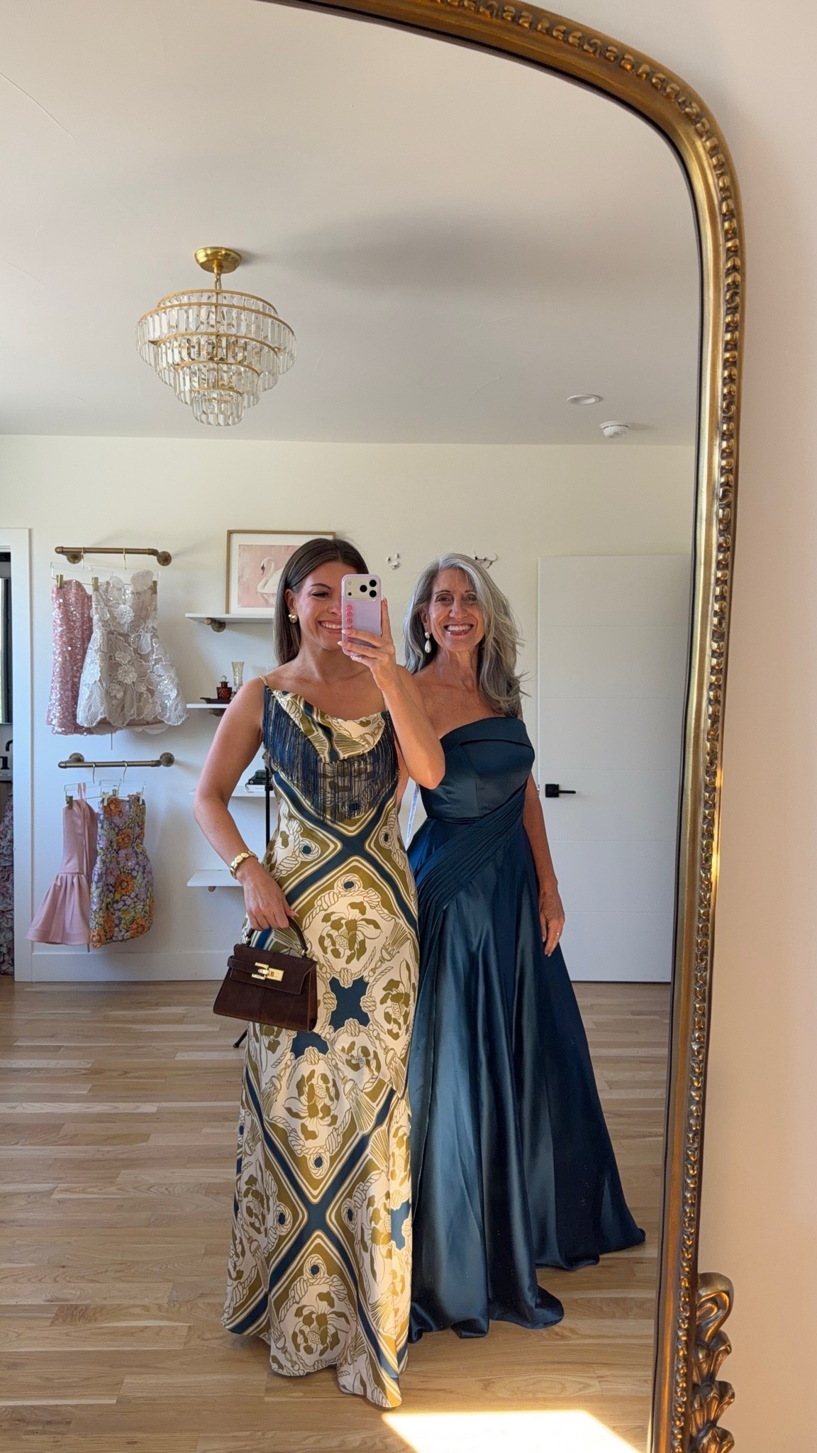 blue and gold scarf-print sleeveless slip dress,  navy satin strapless gown with draped side detail mom and me formal wedding guest and mother of the bride dresses 💍

mac duggal: emerson10

I’m 5’4” and wear a size small/2 

mom is 5’4” and wears a medium/6

fall wedding guest dresses, wedding guest dresses, cocktail dresses, semi-formal dresses, black tie wedding guest dresses, destination wedding guest dresses, garden party dresses, wedding guest outfit ideas, mom & me outfits, mom & me dresses, matching outfits, mother daughter outfits, family photo outfits, wedding guest dresses, mother of the bride, mother of the groom, wedding guest outfit ideas

#LTKU #LTKootd #LTKWedding