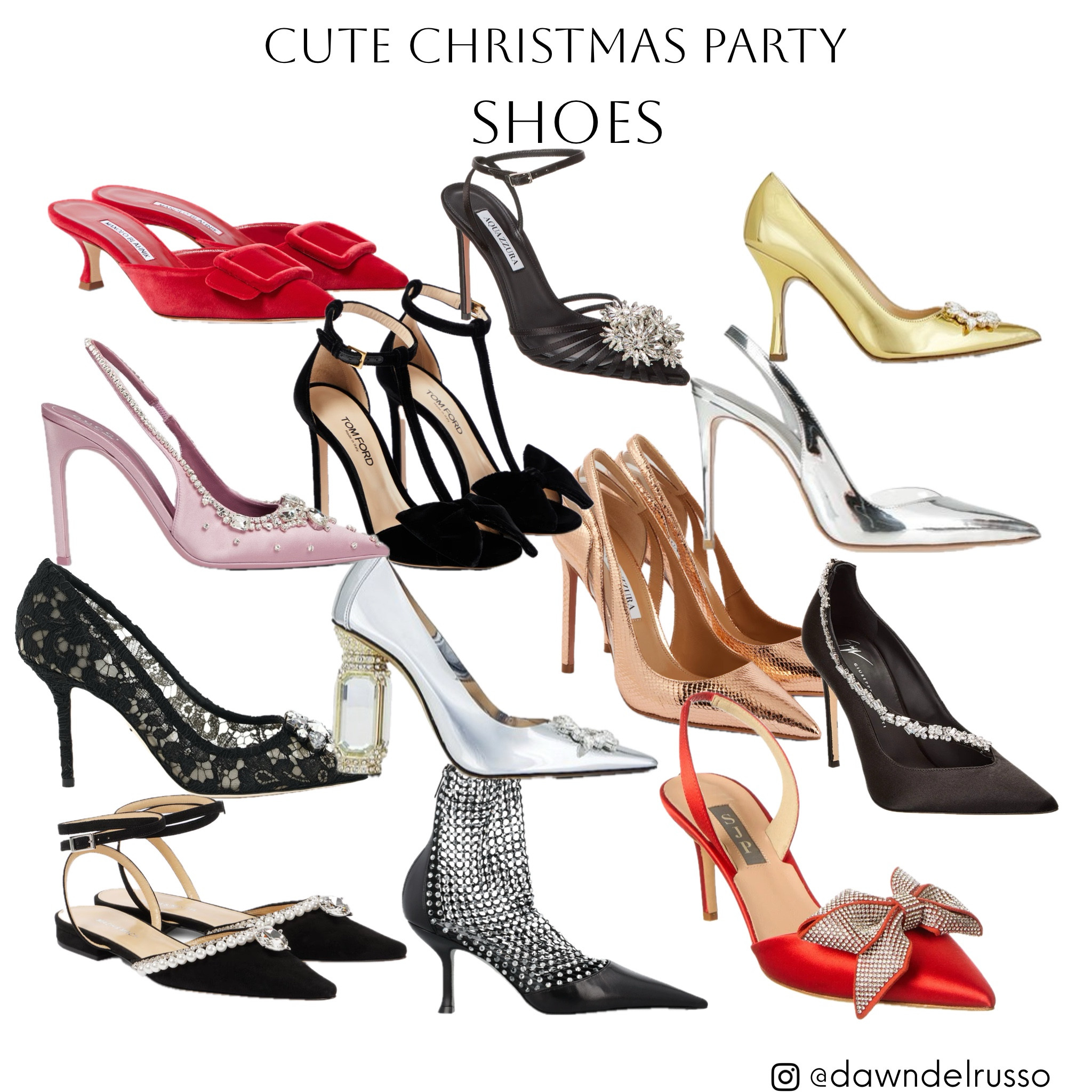 All the cute Christmas party  shoes 